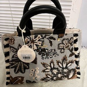 Spartina 449 satchel purse NWT and shoulder strap inside